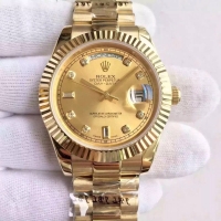 Réplique Rolex Day Date II President jaune or Chamapgne cadran 218238 CHD 218238 CHDP