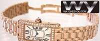 Cartier Tank Americaine Diamants Dames WB7079M5 Montre Réplique