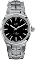 Copie Montre Tag Heuer Link Automatique Cadran Noir Hommes WBC2110.BA0603