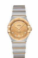 OMEGA Constellation Acier or jaune Diamants 131.20.28.60.58.001