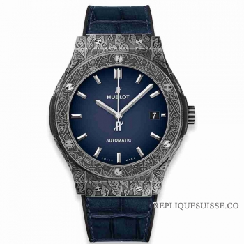 Copie Montre Hublot Classic Fusion Fuente Edition Limitee Titane 45mm 511.NX.6670.LR.OPX17