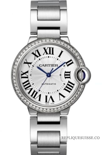 Cartier Ballon Bleu Automatique Femmes Diamant W4BB0017 Montres Copie