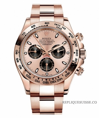 Réplique Cadran Rolex Daytona en or rose Ivoire 116505 I