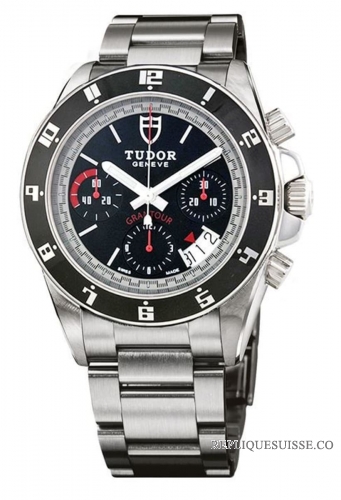 Tudor Grantour Chrono Blanc Homme 20350N-95720