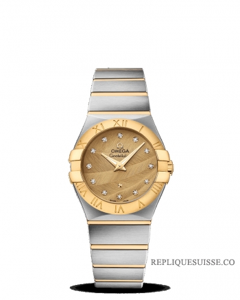 Réplique Omega Constellation Quartz 27mm 123.20.27.60.58.003