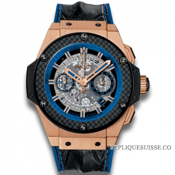 Hublot King Power Unico Or and Bleu 701.OQ.0119.HR