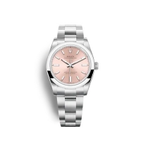 Rolex Oyster Perpetual 34 Cadran Rose Bracelet Oyster