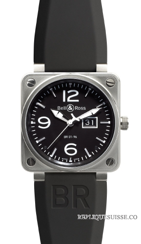 Bell & Ross BR 01-96 GRANDE DATE Big Date 46mm des hommes Montre Réplique
