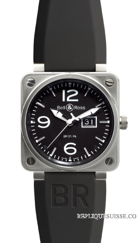 Bell & Ross BR 01-96 GRANDE DATE Big Date 46mm des hommes Montre Réplique