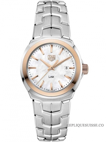 Copie Montre Tag Heuer Link Mere de Pearl Cadran Mesdames WBC1350.BA0600