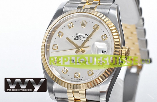 Rolex Oyster Perpetual Datejust 18K Or 116233 Montre Réplique - Cliquez sur l'image pour la fermer