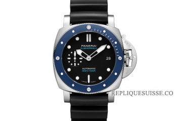 Panerai Submersible Azzurro 42mm Acier edition Limitee 500 Pieces Pam01209