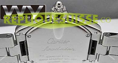 Cartier Roadster acier Dames W62016V3 Montre Réplique - Cliquez sur l'image pour la fermer