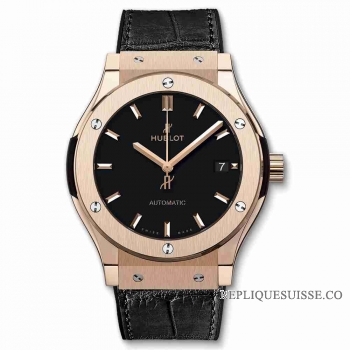 Copie Montre chronographe Hublot King Gold Classic Fusion 511.OX.1181.LR