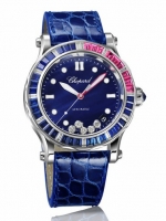 Copie Montre Chopard Happy Ocean Rose Rouge Calendrier Dames 274945-1002