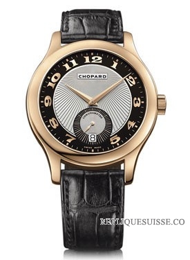 Chopard L.U.C. Classic Mark III noir and argent Guilloche Dial 161905-5001