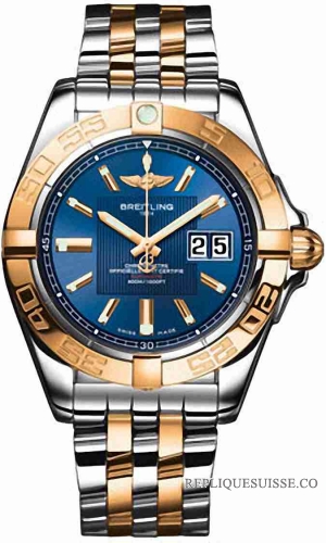 Breitling Galactic 41 acier and Rose Or C49350L2/C810 Montre Réplique