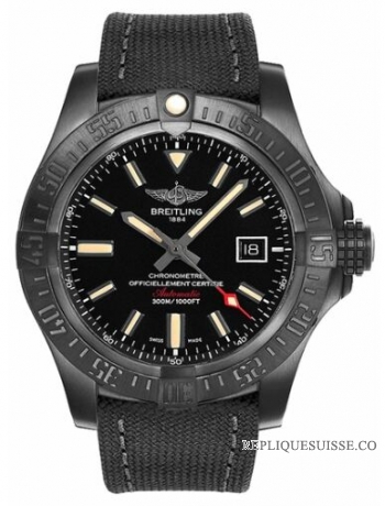 Copie Montre Breitling Avenger Blackbird noir Titanium Volcano noir V1731010/BD12/105W/M20BASA.1