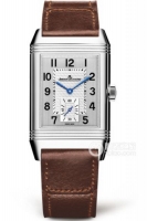 Copie Montre Jaeger-LeCoultre Reverso Classique Grande Petite Seconde Acier Inoxydable/Argent/Fagliano 3858522