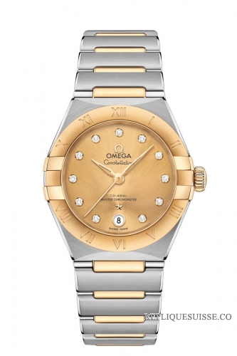 OMEGA Constellation Acier or jaune Anti-magnetique 131.20.29.20.58.001