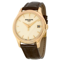 Patek Philippe Calatrava Cuir Cadran Mecanique Ivoire -001 5227R-001 Montres Copie