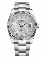 Réplique Rolex Datejust en acier de 36mm cadran en nacre bracelet Oyster 116234 MDO