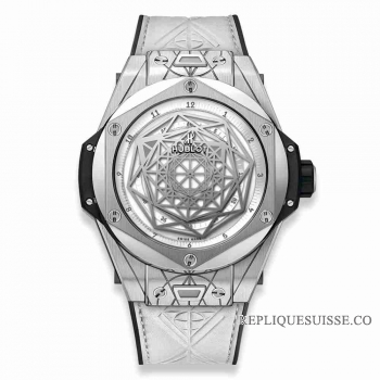 Copie Montre Hublot Big Bang Sang Bleu Titane Blanc 45mm 415.NX.2027.VR.MXM18