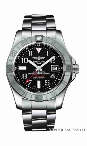 Breitling Avenger II GMT Inoxydable acier Bracelet A1338111 Montre Réplique