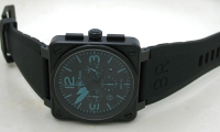 Bell & Ross BR01-94 Carbon bleu Ltd Montre Réplique