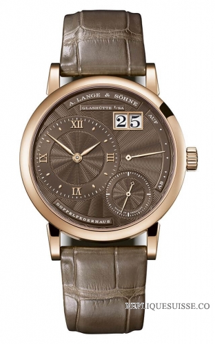 Copie Montre A. Lange & Sohne Kleine Lange 1 Or Rose/Marron 181.037