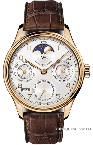 IWC Portuguese Perpetual Calendar Perpetual Moonphase Montre Homme IW502306