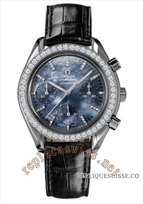 Omega Reduced Size Dames Speedmaster Chronographe 3815.76. Montre Réplique