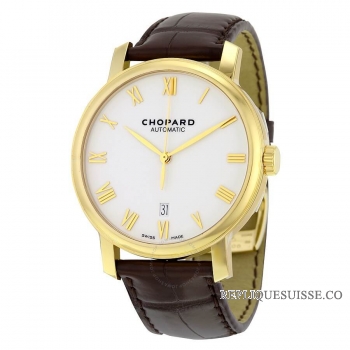 Chopard Classic Automatique Cadran blanc 18kt Or jaune 161278-0001