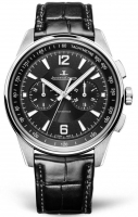 Copie Montre Chronographe Jaeger-LeCoultre Polaris Acier Inoxydable/Noir/Alligator 9028470