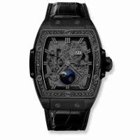 Copie Montre Hublot Esprit du Big Bang Moonphase All Black DIAMANTS 42mm 647.CI.1110.LR.1200