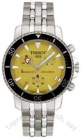 Tissot Diver Seastar acier Chronographe Yellow Hommes T19.1.4 Montre Réplique