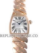 Cartier Dona 18k Rose Or Wodes hommes W640030I Montre Réplique