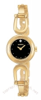 Seiko Diamant Or-Tone acier noir Dames SUJE70 Montre Réplique
