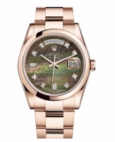 Rolex Day Date Rose Or Dark MOP cadran 118205 DKMDO