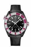 OMEGA Seamaster Ceramique noire 24 heures GMT 215.98.46.22.01.002