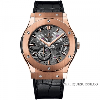 Hublot Classic Fusion Classico Ultra-thin Skeleton King gold 545.OX.0180.LR