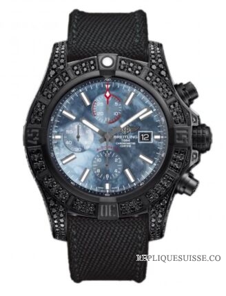 Copie Montre Acier inoxydable Breitling Super Avenger II M13371BU/BE52/264S/M20DSA.2