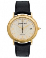 Audemars Piguet Millenary 18kt jaune or noir hommes 14908BA.OO.D001CR.01 Montre Réplique