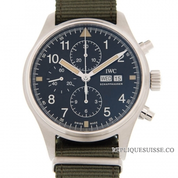 Réplique Chronographe pilote IWC 43mm IW377724