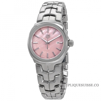 Copie Montre Tag Heuer Link Rose Mere de Nacre Cadran Dames WBC1317.BA0600