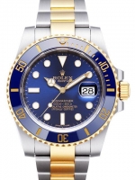 Réplique Rolex Submariner acier et or bleu Dial 116613LB