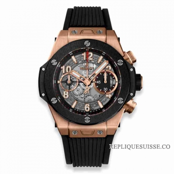 Copie Montre Hublot Big Bang Unico Roi Or Ceramique 42mm 441.OM.1180.RX