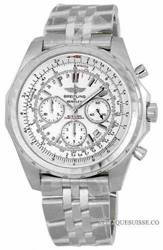 Breitling Bentley Motors Chronographe Silver Analog Dial A2 Montre Réplique