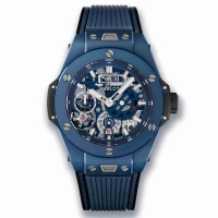 Copie Montre Hublot Big Bang MECA-10 Ceramique Bleu 45mm 414.EX.5123.RX