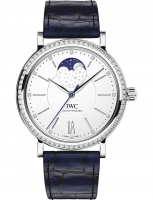 Copie Montre IWC Portofino Automatique Argent Diamant Cadran Hommes IW459008